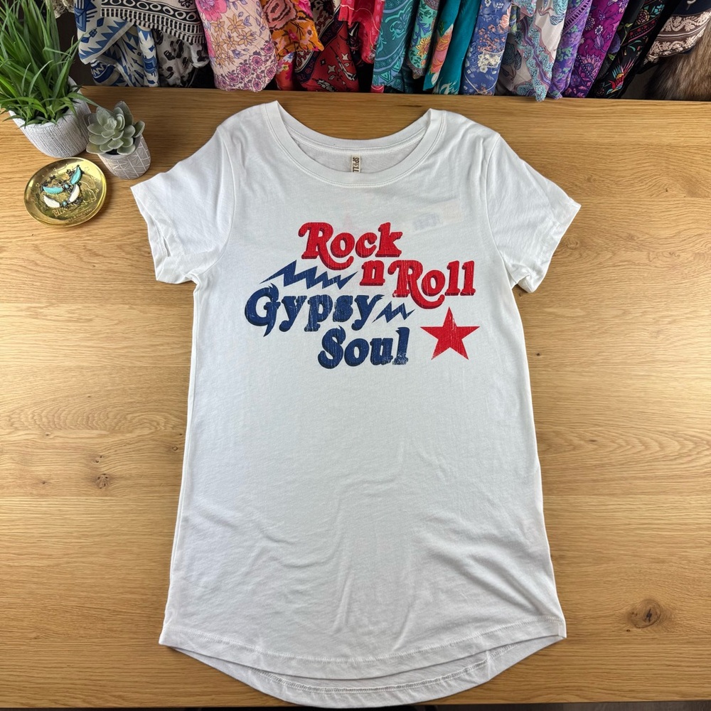 Spell Ziggy Rock 'N Roll Gypsy Soul Graphic Tee S NWT